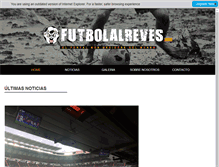 Tablet Screenshot of futbolalreves.com